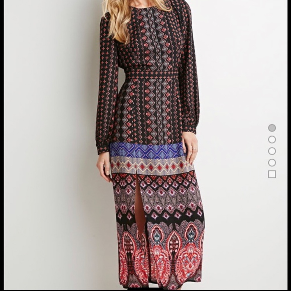 Forever 21 Long Bohemian Maxi Dress